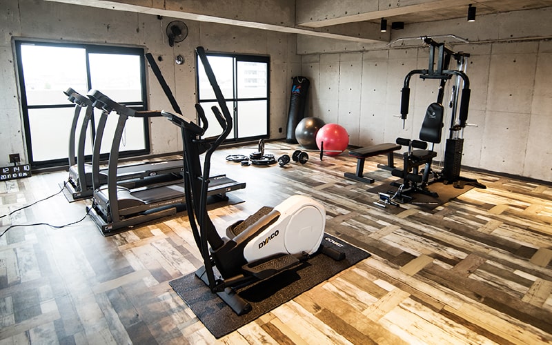 社員専用トレーニングジムのイメージ